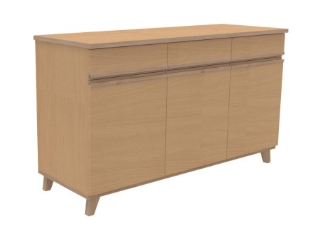 Buffet trois portes Soline